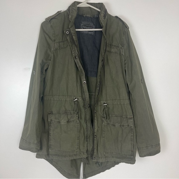 Levi’s Lightweight Cotton Hooded Utility Jacket, Small - Picture 3 of 15